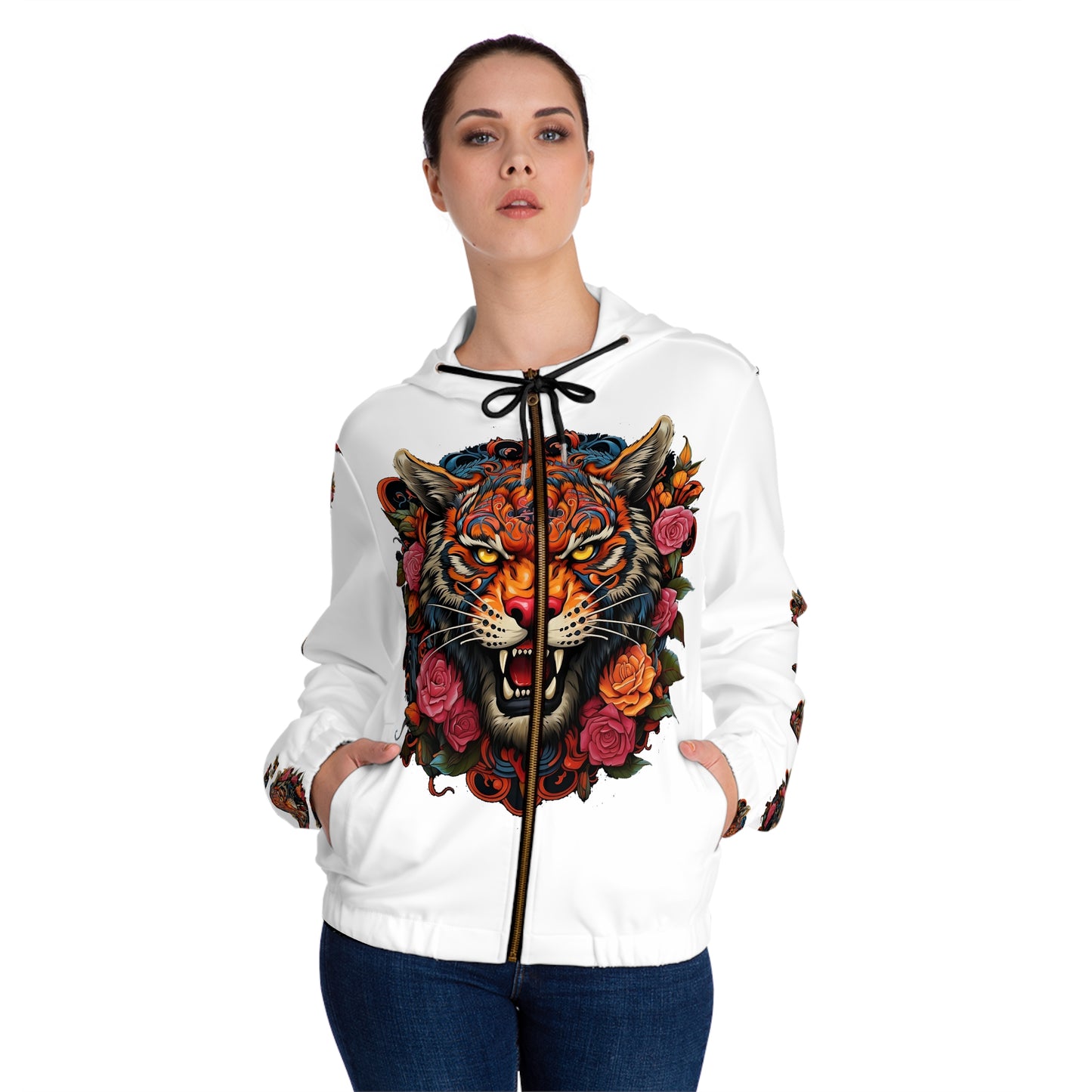 Tiger Zip Hoodie